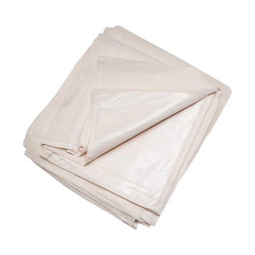 Cotton Twill Dust Sheet (Poly Laminated) - 9ft x 12ft