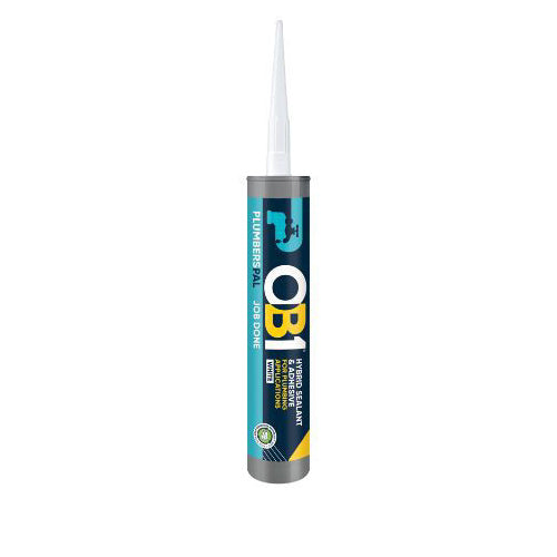 OB1® Plumberspal Hybrid Sanitary Sealant & Adhesive - 290ml - White (Box of 12) - 31051034