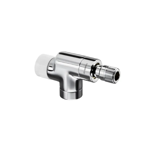 Oventrop Reverse Angle Pattern Series E Thermostatic Radiator Valve - Chrome Plated - DN15 - 1163252