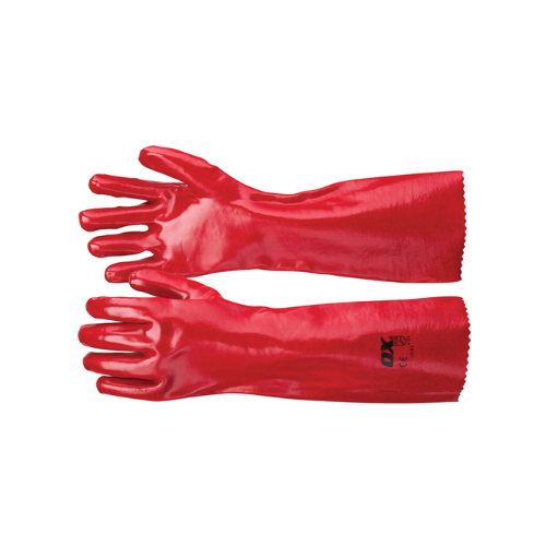 OX PVC Gauntlets - Size 10 (XL) - OX-S246845