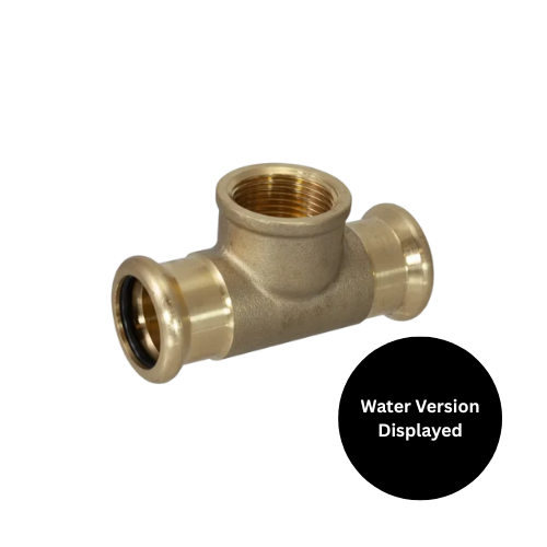 Pegasus PressFit Female Iron Branch Reducing Tee - M-Profile - Gas - 28mm x 28mm x 1" (Pack of 2)
