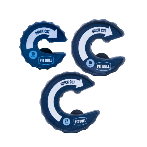 Pit Bull Quick-Cut Tube Cutter Pack - 10mm, 15mm & 22mm