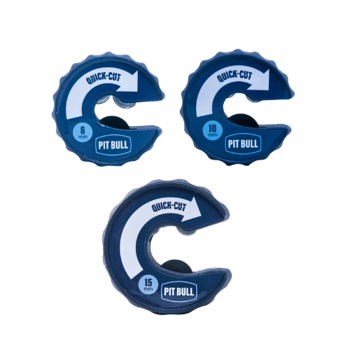 Pit Bull Quick-Cut Tube Cutter Pack - 8mm, 10mm & 15mm