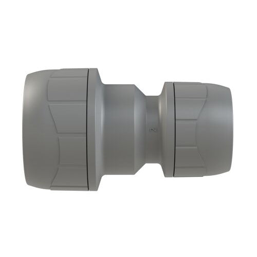 PolyPlumb Enhanced Reducing Coupler - 22mm x 15mm - Grey - PB5822