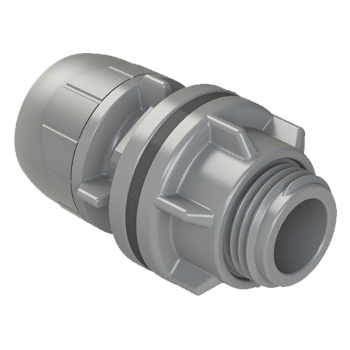 PolyPlumb Enhanced Tank Connector - 15mm x 1/2" - Grey - PB3815