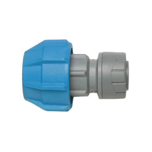 PolyPlumb Enhanced MDPE Polyfast Adaptor - 22mm x 32mm - Grey - PB423222