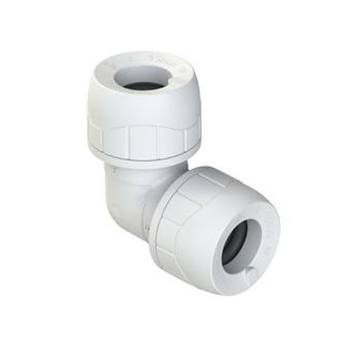 PolyPlumb Enhanced Elbow - 28mm - White - PB128EW