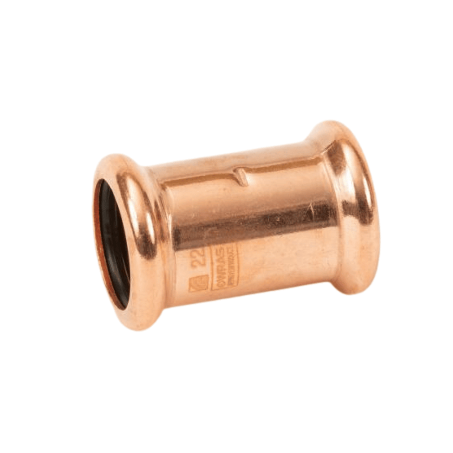Copper Water - M-Profile - Press Fit - Straight Coupling - 76mm