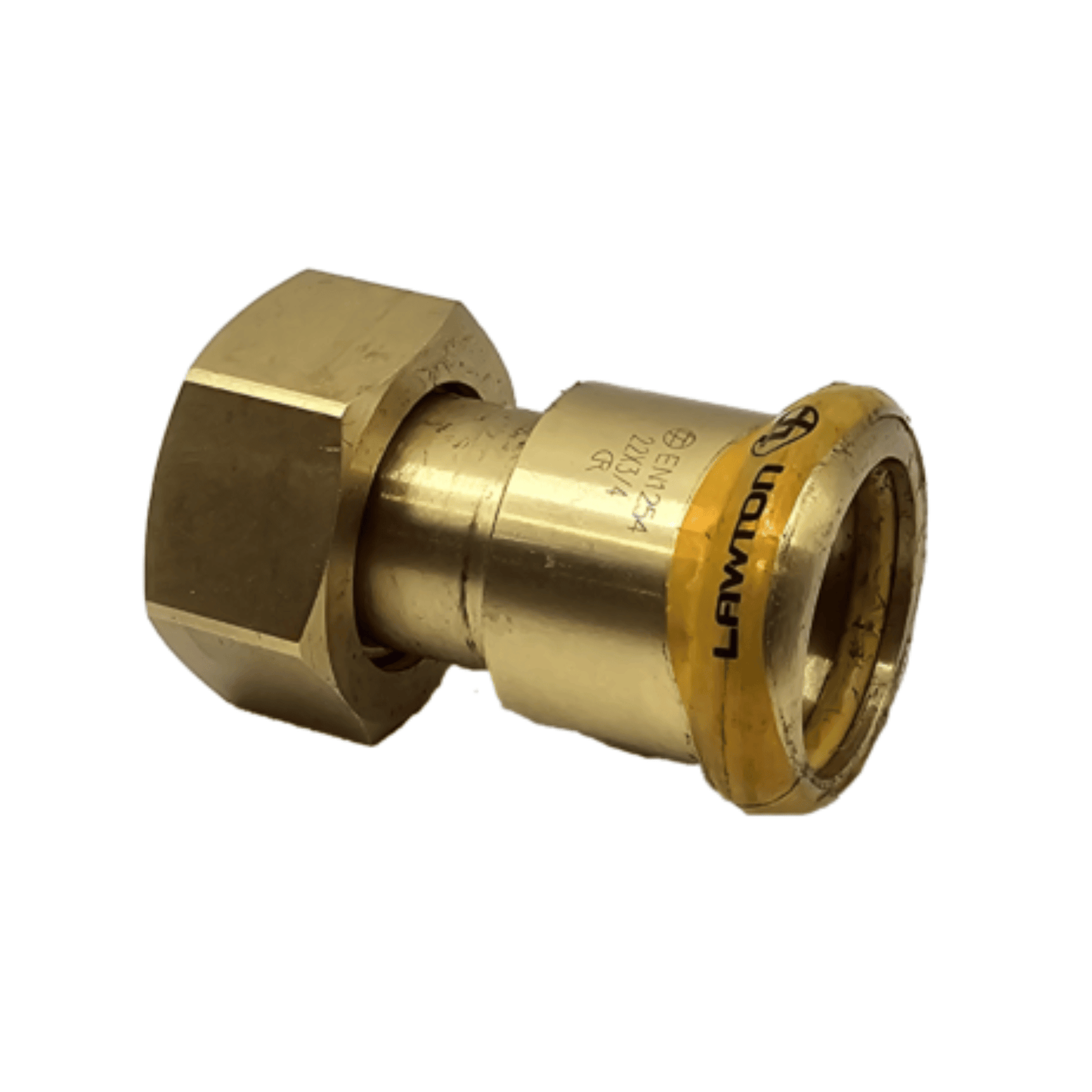Copper Gas - M-Profile - Press Fit - Wallplate Elbow - 22mm x 3/4"