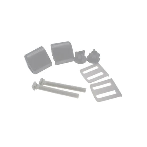 WC Seat Hinge Kit - White - 345705