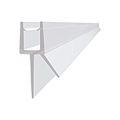 Vitow Flap Shower Seal - 4-6mm Glass x 23mm Drop - 1m - SHS7