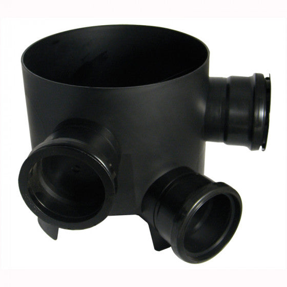FloPlast 110mm Underground Drainage - Mini Access Chamber with Fixed Inlets - D810