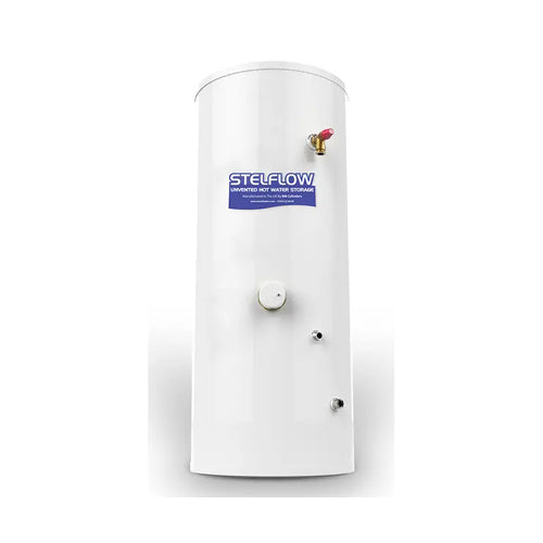 RM Cylinders Stelflow Slim-line Electric Direct Unvented Hot Water Cylinder - 90 Litre - S90DSL