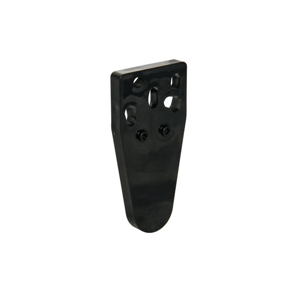 FloPlast 112mm Half Round - Gutter 8mm Universal Fascia Bracket Spacer - Black - RS9B