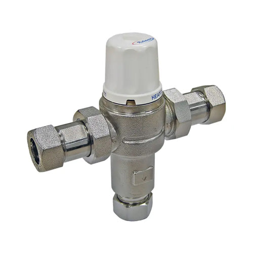 RWC Heatguard Dual TMV2/3 Thermostatic Mixing Valve 4-in-1 - 22mm - HEAT110624