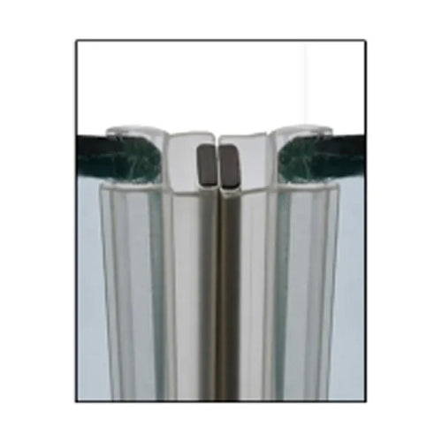 Shower Seal Magnetic Shower Door Seal - 8mm Glass - 20mm Gap - 2m