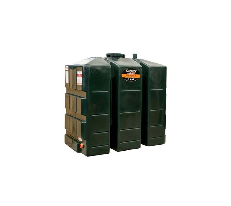 Carbery Rectangular Single Skin Plastic Oil Tank - 650 Litre - STGR0650R