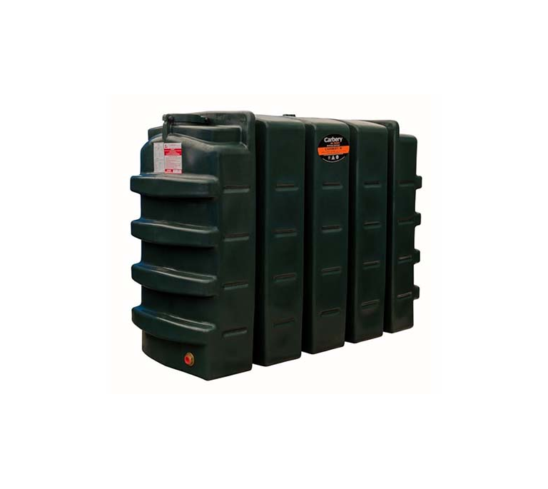 Carbery Rectangular Single Skin Plastic Oil Tank - 1100 Litre - STGR1100R