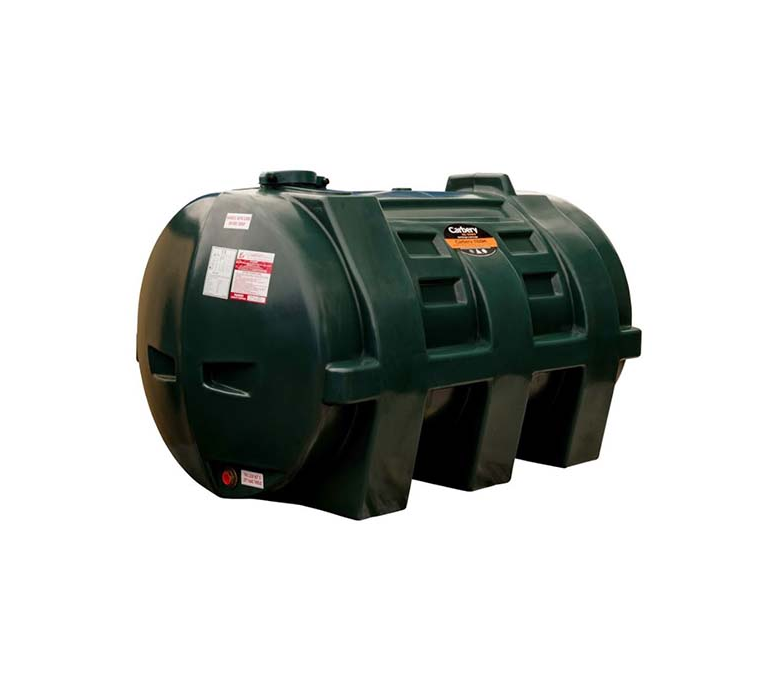 Carbery Horizontal Single Skin Plastic Oil Tank - 1150 Litre - STGR1150H