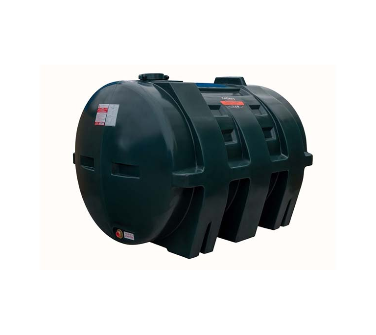Carbery Horizontal Single Skin Plastic Oil Tank - 1550 Litre - STGR1550H