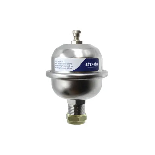 Strada Shock Arrestor - 0.16 Litre - 1/2" MBSP Complete with 15mm Compression Nut - SPSA-02