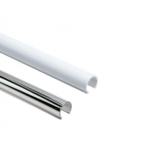 Talon Snappit Radiator Pipe Covers - 15mm x 1000mm - Chrome (Pack of 3) - CSNC/1