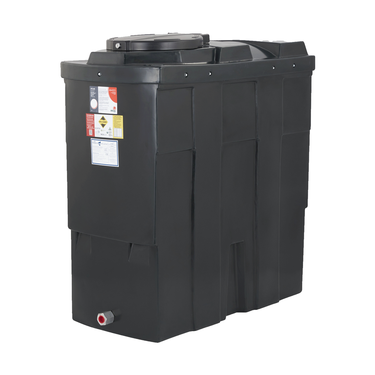 Kingspan Atlas Plastic Bunded Oil Tank - 650 Litre - 650BSA