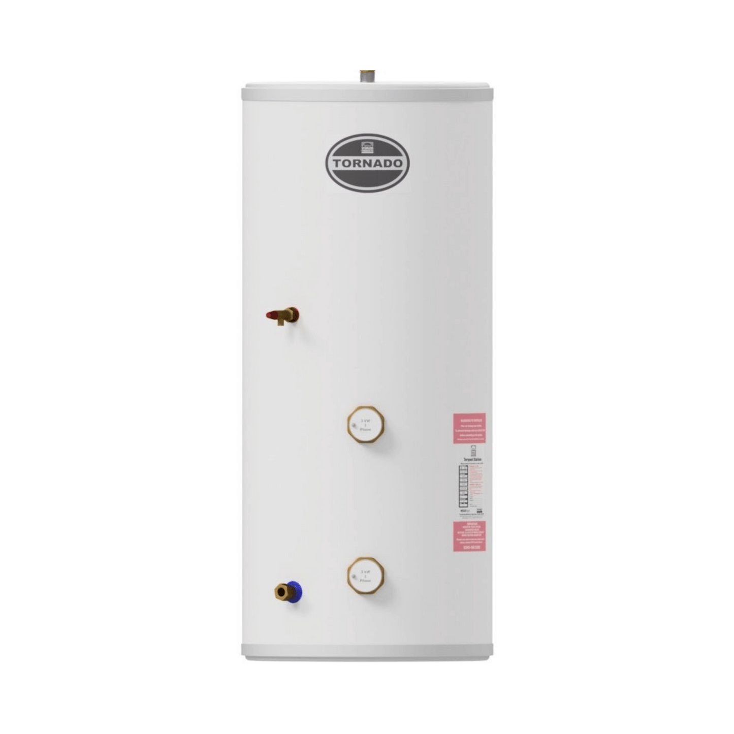 Telford Tornado Direct - Unvented - Hot Water Cylinder - 200 Litre - T2SD200/3.0