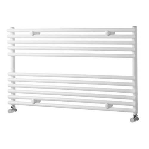Towelrads Iridio Horizontal Towel Rail - 600mm x 1000mm - White - 120971