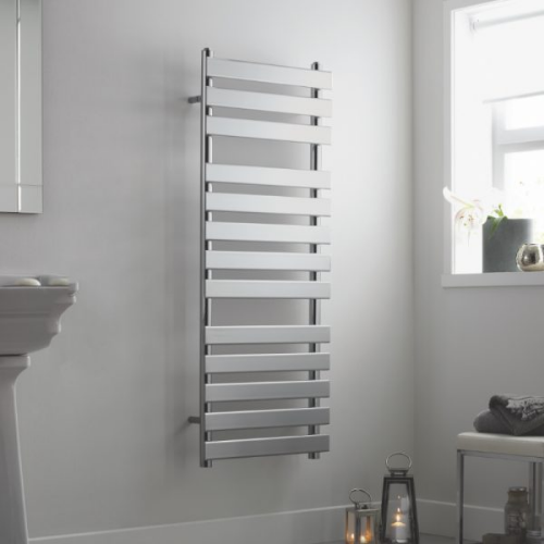 Towelrads Perlo Towel Rail - 1500mm x 500mm - Chrome - 120912