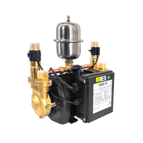 Tucson Equinox 3 Bar Universal Head Twin Impeller Shower Pump - 771960