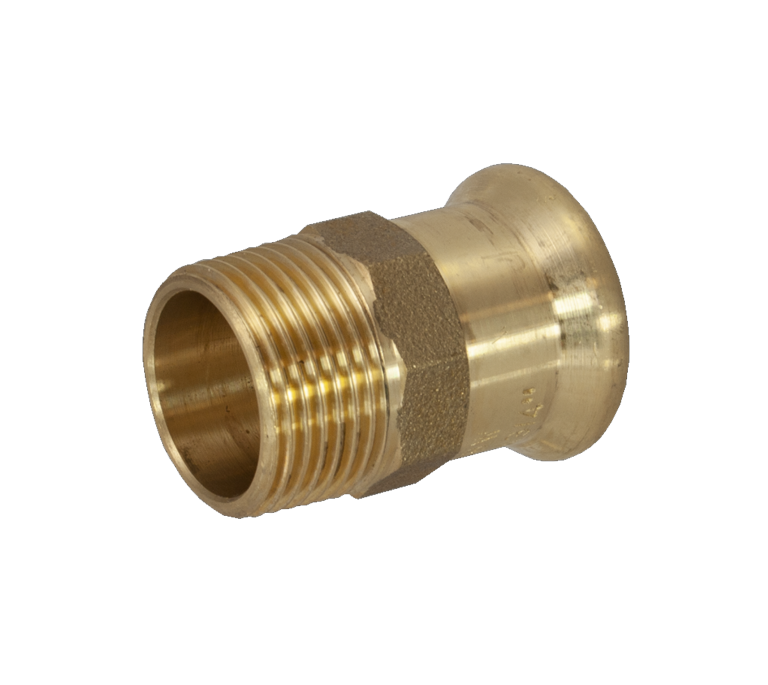 Pegasus PressFit Male Iron Coupler - M-Profile - Water - 54mm x 2" (Pack of 1)