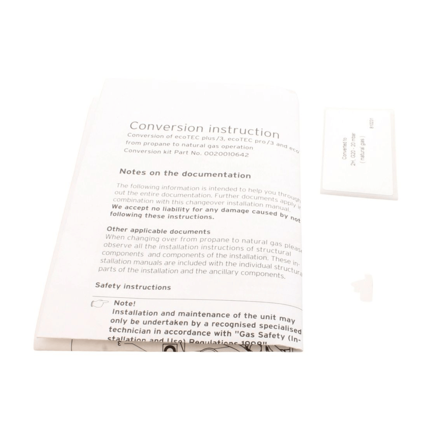 Vaillant Conversion Set - 0020010642