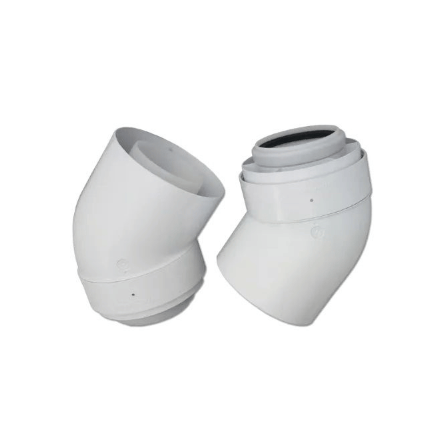 Viessmann 45 Degree Flue Bend - Pair - 60/100 - 7373227