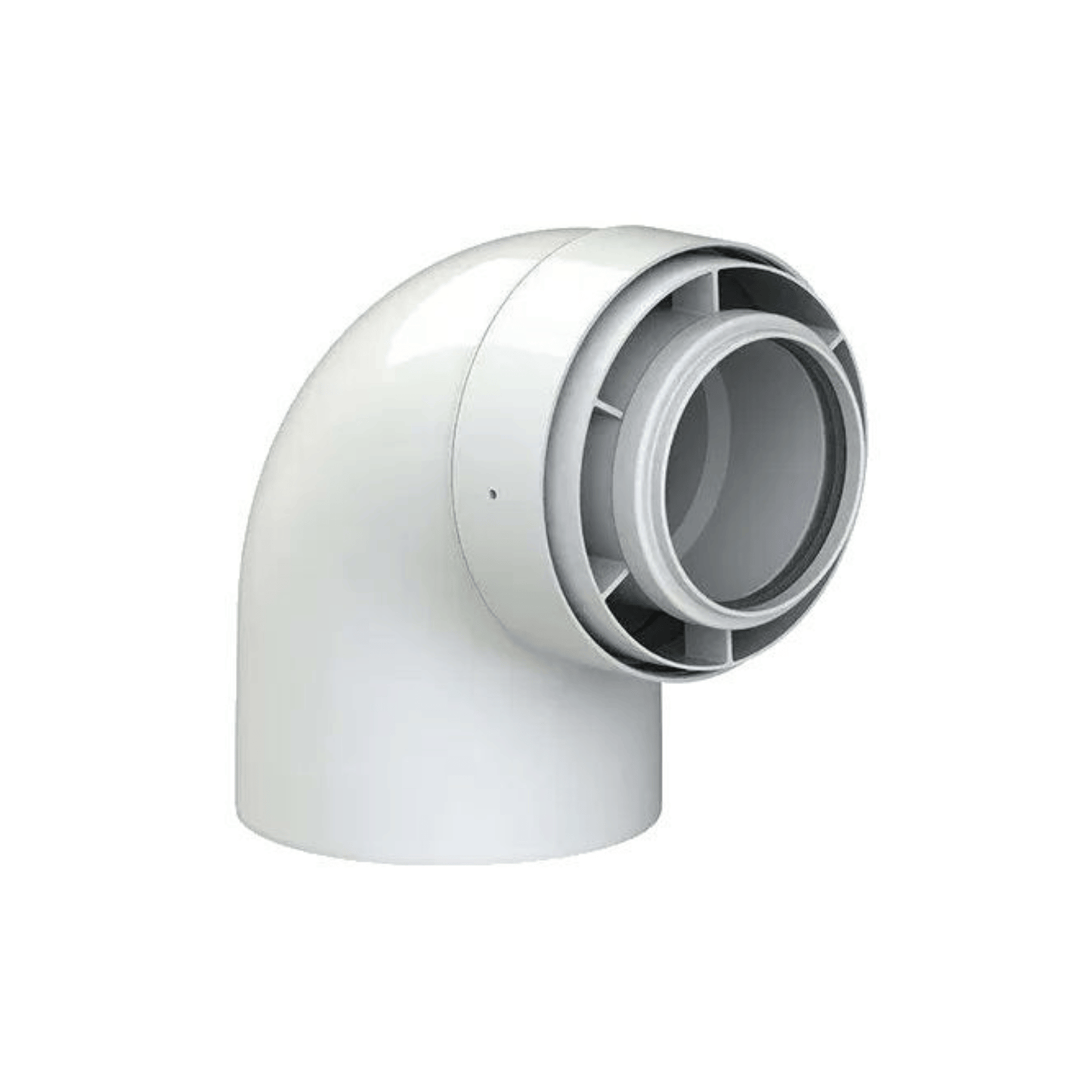 Viessmann 87 Degree Flue Bend - 60/100 - 7373226