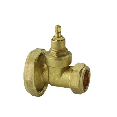 Brass - Gate Type Pump Valve - 28mm - WRAS Approved