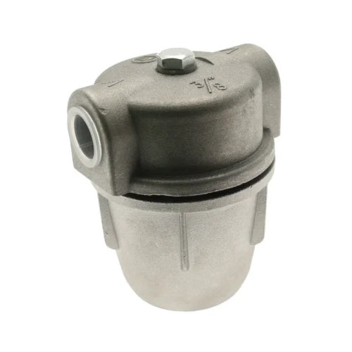 Aluminium Oil Filter (Metal Bowl) - 3/8" F x F