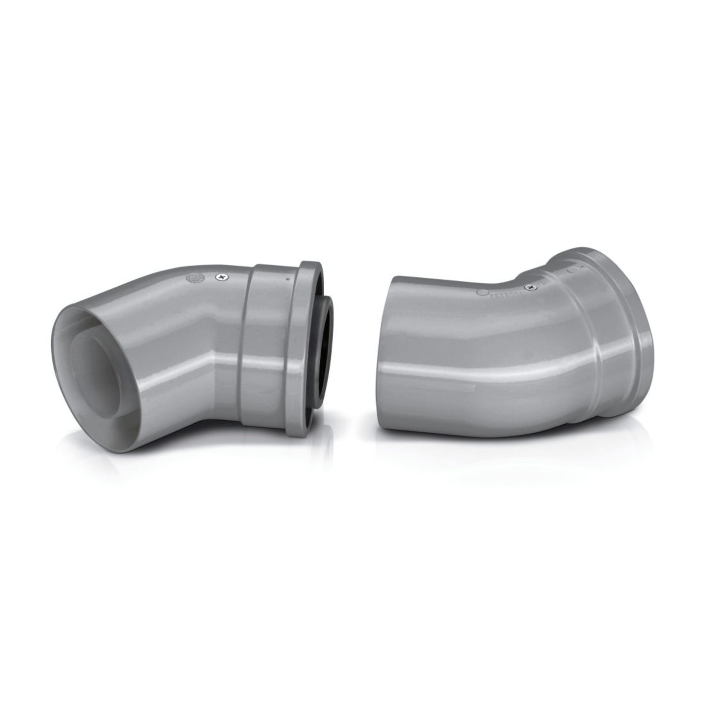 Worcester 45 Degree Flue Bend - Silver - 7738112875