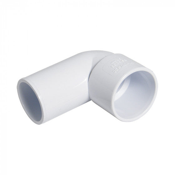 FloPlast ABS Solvent Weld Waste - Conversion Bend 90° - 50mm White - WS28W