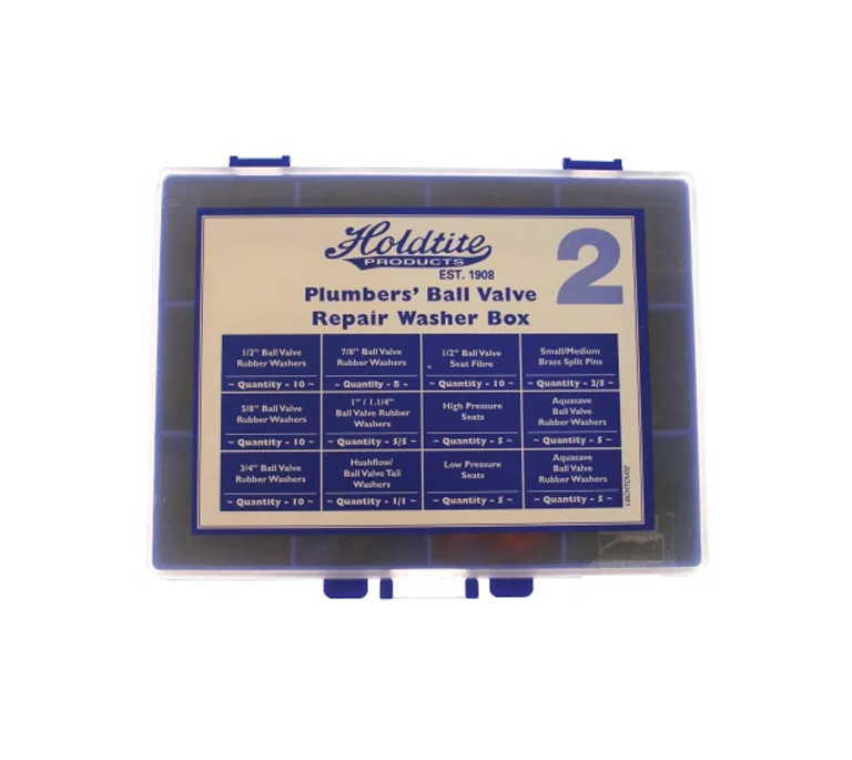 Plumbers Repair Box - No. 2 - Ball Valve Repair Washers