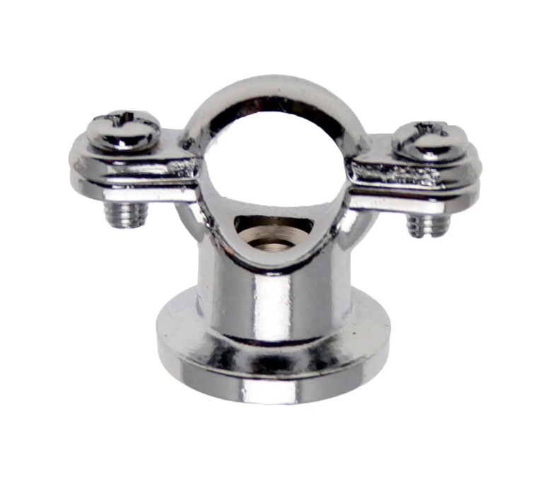 Cast Brass Ring with Backplate - 28mm Chrome Plated