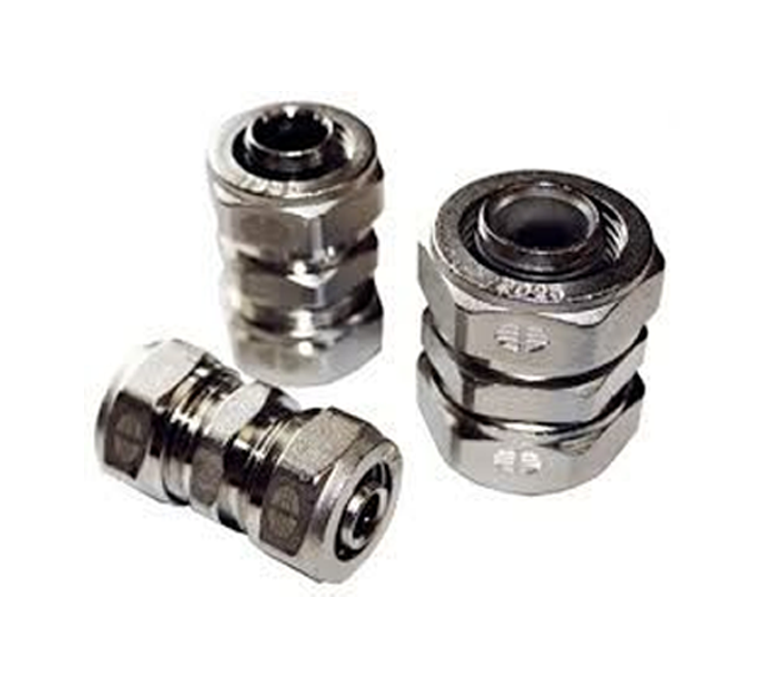 NovaTherm Equal Straight Union NF1 Compression Fittings (Pack of 10) - 16mm - NF1-S1216x1216 C