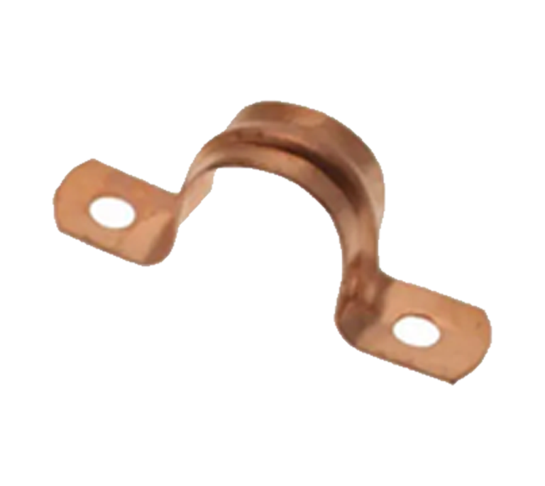 Copper Saddle Clips - 35mm