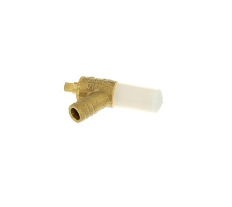 Hep2O Drain Cock - Brass Spigot - 15mm x 1/2" - HX32/15 GY