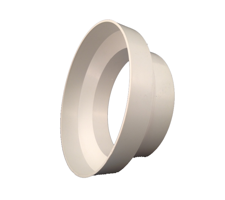 Airflow Circular Reducer - 5" x 4" White
