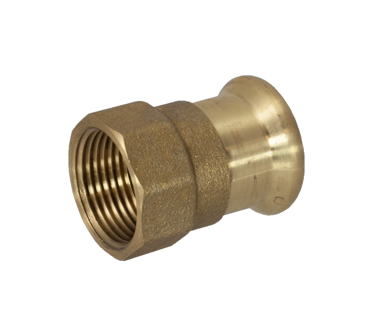 Pegasus PressFit Female Iron Coupler - M-Profile - Water - 54mm x 2" (Pack of 1)