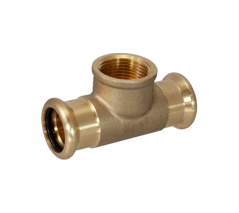 Pegasus PressFit Female Iron Branch Reducing Tee - M-Profile - Water - 54mm x 54mm x 2" (Pack of 1)