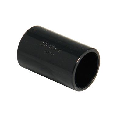 FloPlast Overflow Waste - Coupling - 21.5mm Black - OS10B