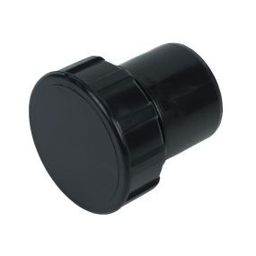 FloPlast ABS Solvent Weld Waste - Access Plug - 50mm Black - WS32B