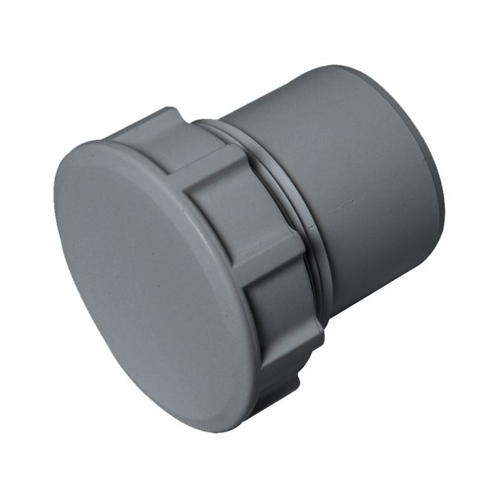 FloPlast ABS Solvent Weld Waste - Access Plug - 40mm Grey - WS31G